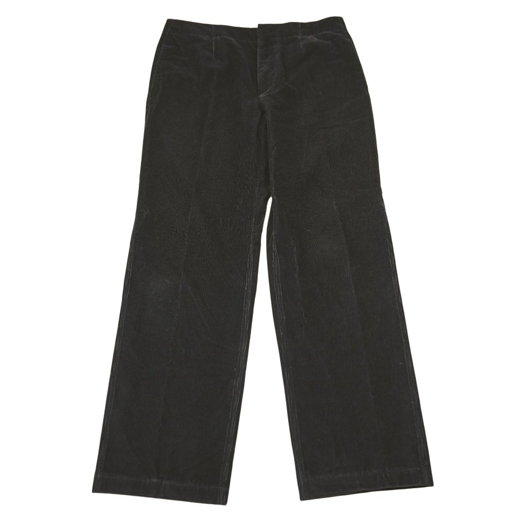 Maison Margiela Corduroy Trousers Style S50ka0528 In Black